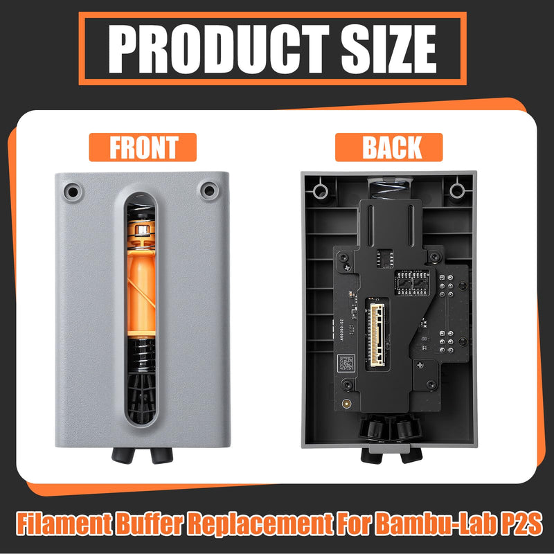 Feed Buffer Compatible with Bambu Lab P2S 3D Printer, Reduces Filament Tension Fluctuations Ensures Smooth Material Feeding, 3D Printer Accessories