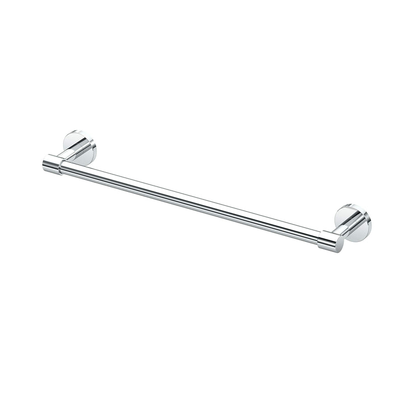 Gatco 4661 Reveal Wall Mounted Towel Bar, Chrome Bathroom Towel Holder, 18-Inch Bath Towel Rack, Modern Bathroom Hardware for Hand Towels, Bath Towels & Guest Bathroom Organization 18 Inch