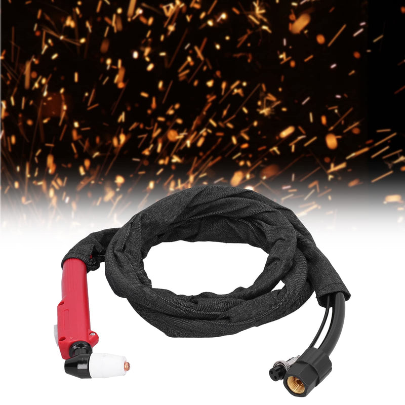Plasma Cutting Torch PT31 Straight Handle Air Plasma Cutter for 40A 50A Machines Red