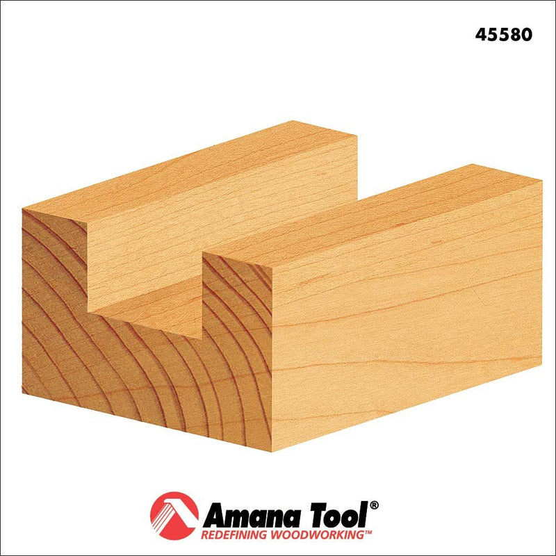 Amana Tool - 45580 Carbide Tipped Mortising 1-1/4 Dia x 1/24 x 1/2" Shank