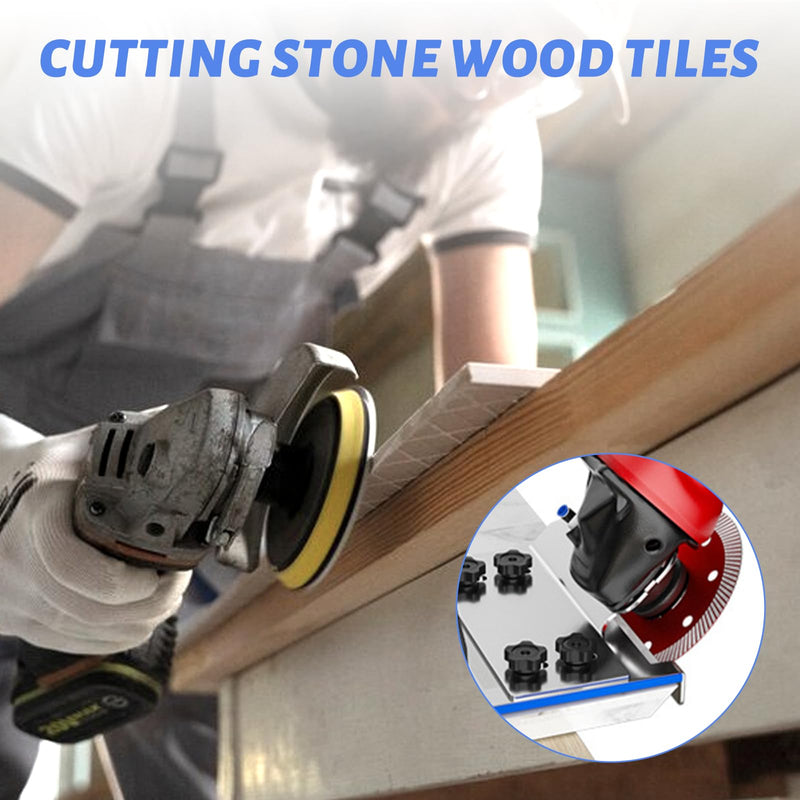 45 Degree Tile Chamfering Tool, Tile Cutter Tool Angle Grinder Stand Tile Tools Angle Grinder Tool for 45 Degree Chamfer Tile Cutting Tools, Angle Grinder Attachments for 100-Type Manual Tile Cutters