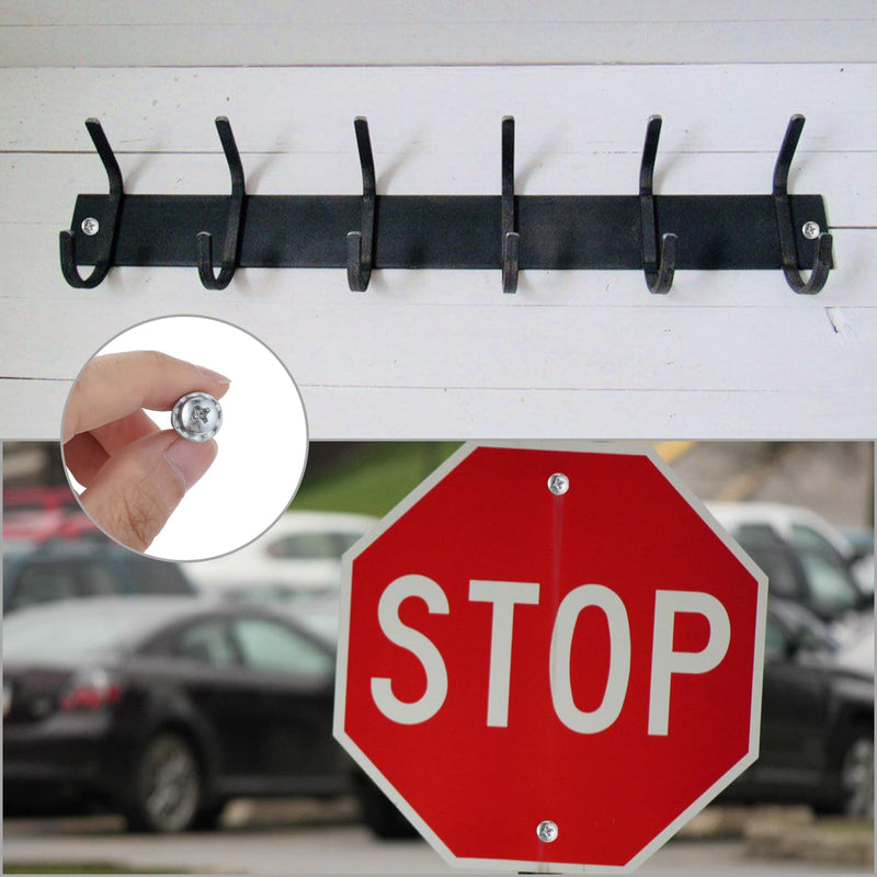 20 Pcs M4 Hollow Door Anchors and Screws, Hollow Metal Cavity Fixing Hollow Wall Anchors for Aluminium cladding Sheet Steel Pipe, Iron Sheet, Hollow Plastic Sheet Thin Walls(M4)