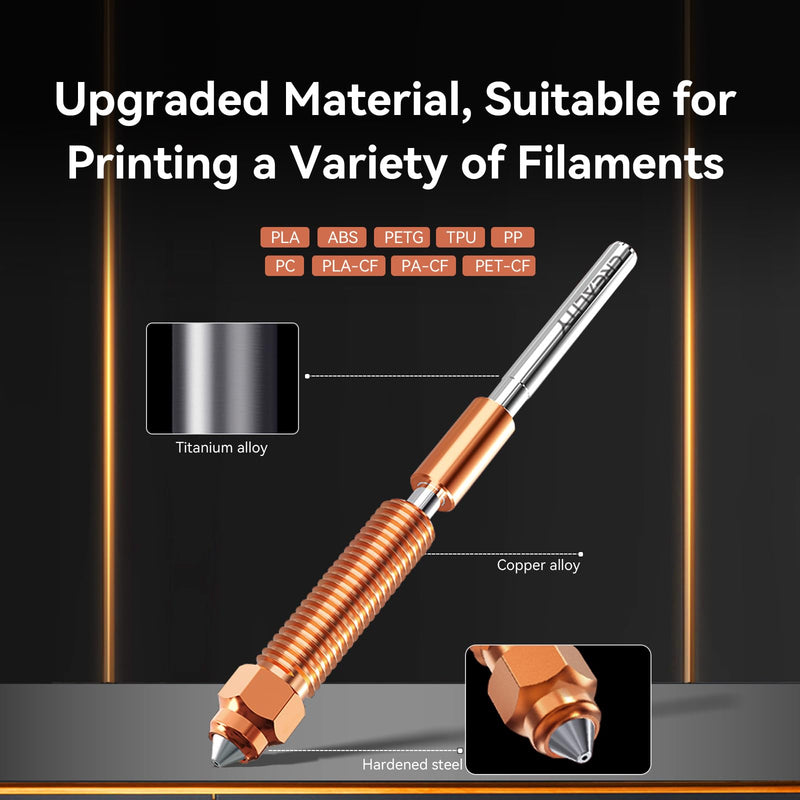 2024 Official Creality K1/K1 Max/K1C Hotend Upgrades Kit, K1 Series Ceramic Heating Block Kit, 3D Printers Hotend with Integrated Quick-Swap Nozzle, Supports 300°C High Temperature, 600mm/s High-Speed K1/K1 Max/K1C Upgrade