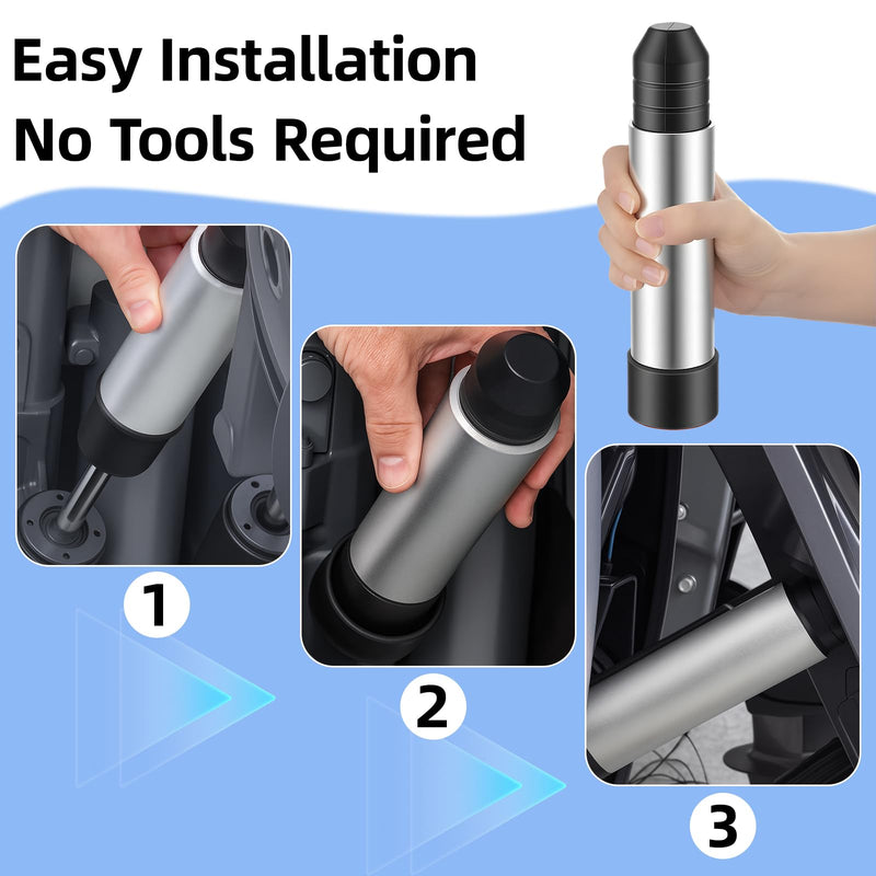 Outboard Motor Support Transom Saver, Hydraulic Steering Lock Set for Boat Transom Stabilization Prevents Motor Wobble & Enhances Trailers Safety