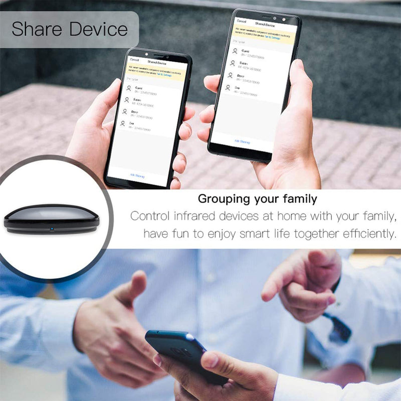 Smart IR Remote Control,All in One IR Blaster Control, Universal WiFi Infrared Remote Control for TV DVD Air Conditioner STB etc,Compatible with Alexa, Google Assistant 1 pack R4（ir）