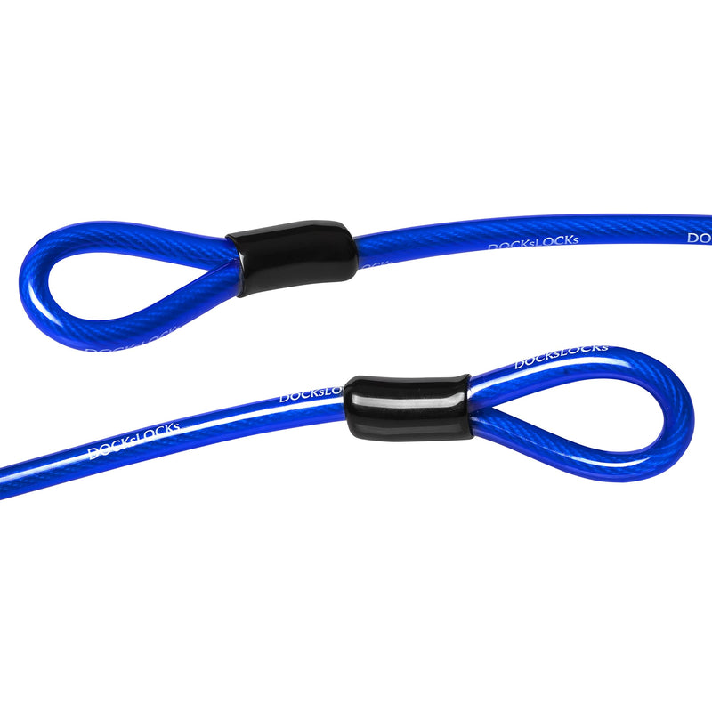 Weatherproof Straight Security Cable (5ft to 25ft Lengths) with Reinforced Looped Ends, Anti-Theft Protection for Kayaks, Bikes, Paddleboards, Outdoor Equipment, Bicycles and More 5ft