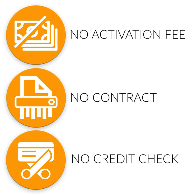 SpeedTalk Mobile $30 Alarm SIM Card for 5G 4G GSM Home Business Security Alarm System | Talk Text Data | 3 in 1 Standard Micro Nano Simcard Kit | 6 Months Service Plan