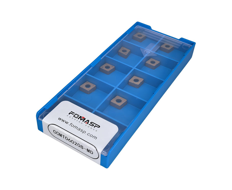 CCMT21.52/CCMT060208-MD CNC Carbide Turning Inserts for Semi-Finishing Steel Cutting,10 PCS.
