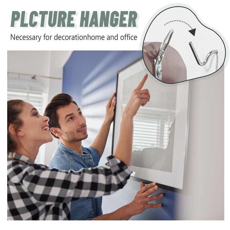 30pcs Super Hook Picture Hangers and Office Pack, Drywall Hooks for Hanging Pictures, Wall Hooks, Picture Hangers, Picture Hanging Kit，Hang Art, Clock, Shelves, Mirrors... 30pcs