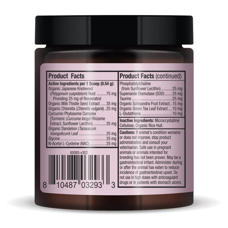 Bark & Whiskers Detox Support for Dogs & Cats, 1.8 Oz. (52.3 g), Promotes Healthy Liver & Kidney Function, Veterinarian Formulated, Non-GMO, Dr. Mercola - PawsPlanet Australia