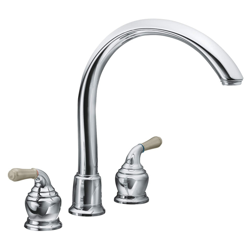 Moen 97557SL Monticello Replacement Handle Lever Insert, Stainless (2-Pack)