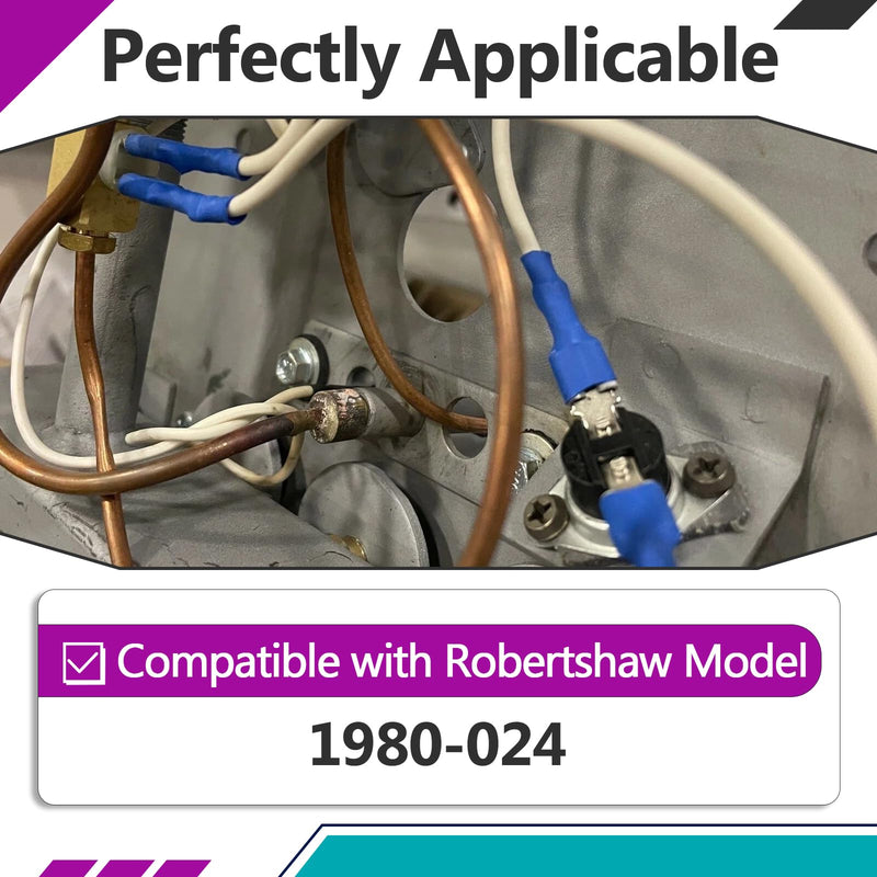3 SETS Universal 24" Snap Thermocouple Compatible with Robertshaw 1980-024 3