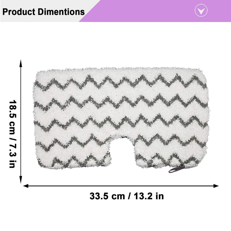 Extolife 6 Pack Steam Mop Pads Replacement for Shark Steam Pocket Mops S3501 S3601 S3550 S3801 S3901 S3601D S3801CO S3901D S3455K S2902 SE450