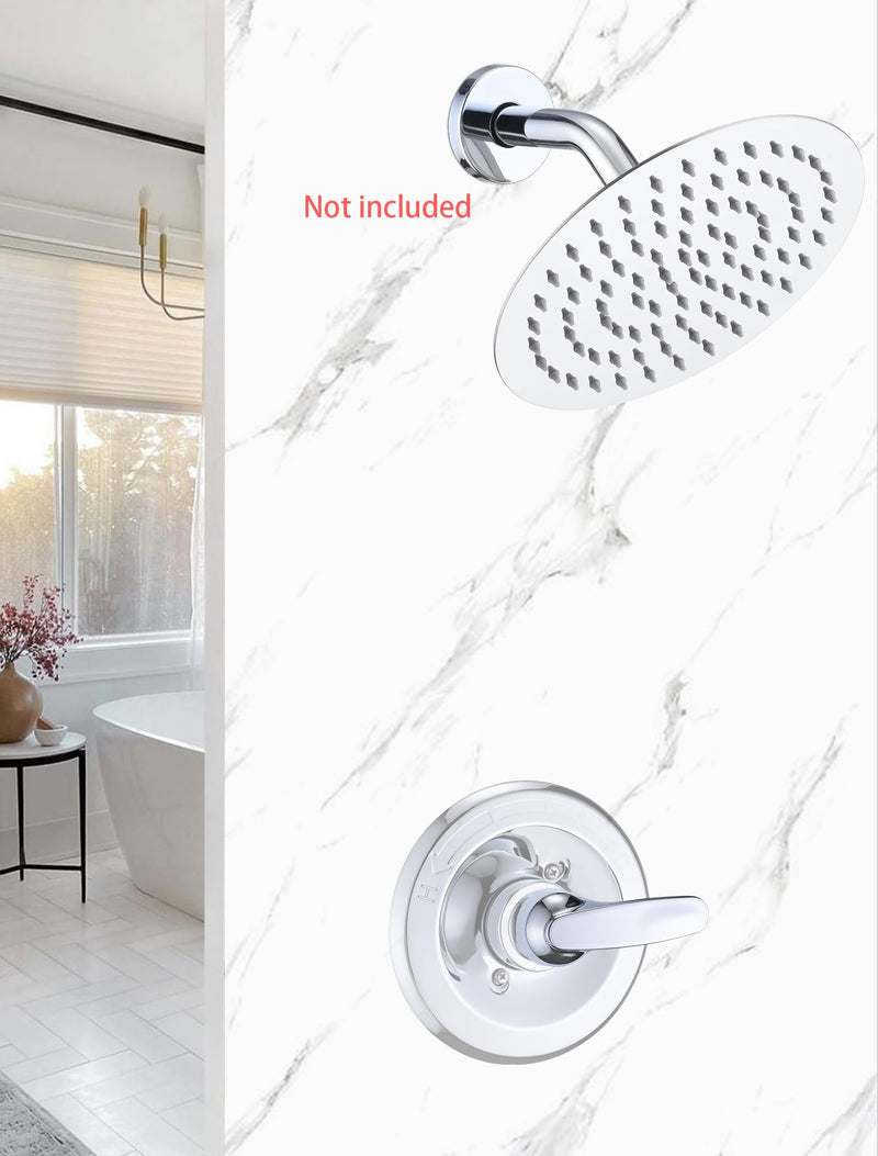 Replacement Metal Lever Handle for Delta H79 1300/1400 Series - Single Tub Faucet Handle Kit, Durable Zinc Alloy Construction, Easy DIY Installation Chrome