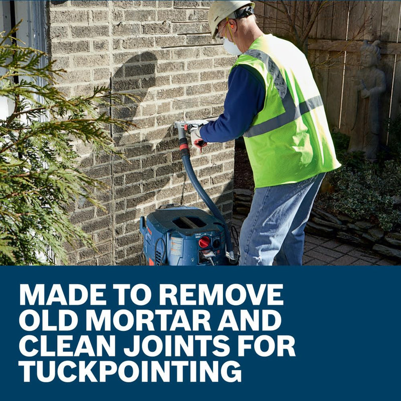 BOSCH DBTP0502 5 in. Premium Sandwich Tuckpointing Blade | Longer Life, Dual-Wheel Design | Mortar Removal, Brick Walls | Standard Angle Grinders 5" DIAMETER