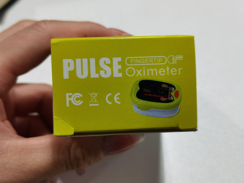 Pediatric Pulse Oximeter, Joxozp Oxygen Monitor Fingertip-Child Pulse Oximeter For Checking Blood Oxygen Saturation SpO2, Heart Rate, PI