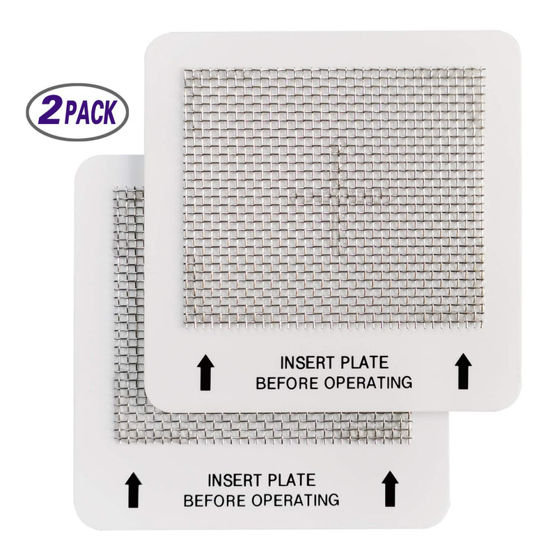 Universal Ceramic Ozone Plates for Generic Ozone Generators Washable Purification Air Purifier, 4.5" x 4.5" Inches Replacement Ozone Plates (2Pack) 2Pack Small