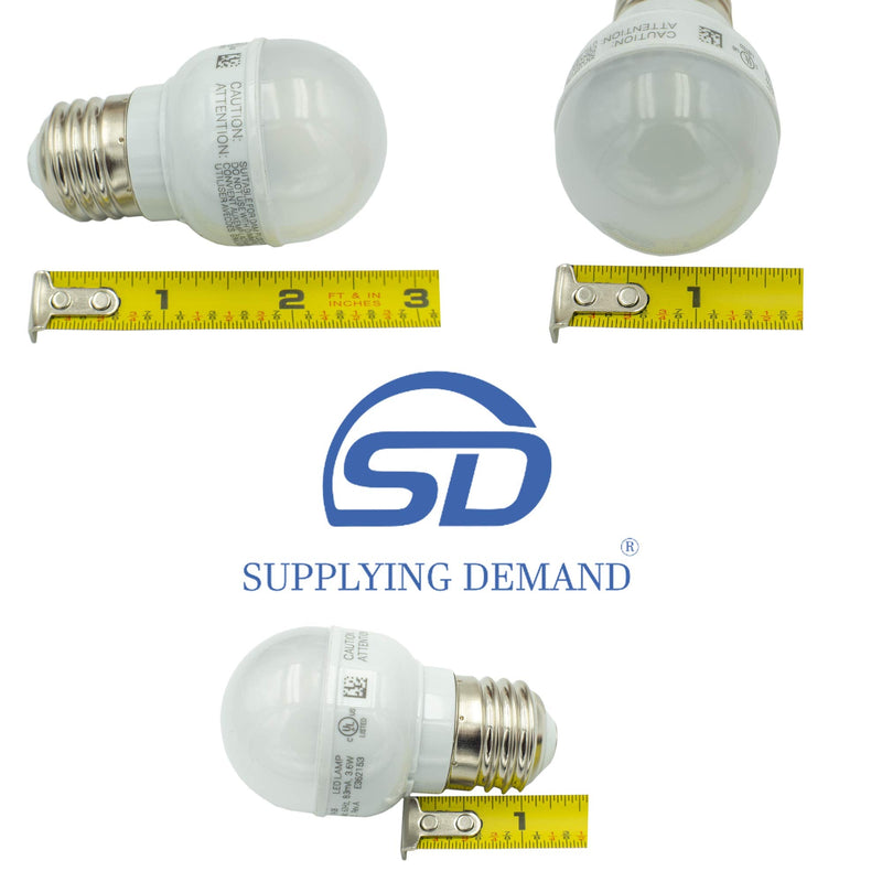 Supplying Demand W11216993 4813672 W11125625 Refrigerator Light Bulb Replacement 3.6 Watt LED