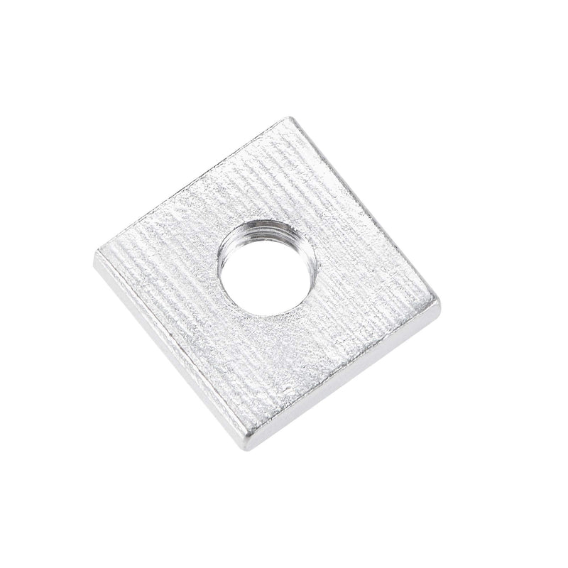 uxcell Square Nuts, M4x10mmx2mm Zinc-Plated Metric Coarse Thread Assortment Kit, 25 Pcs