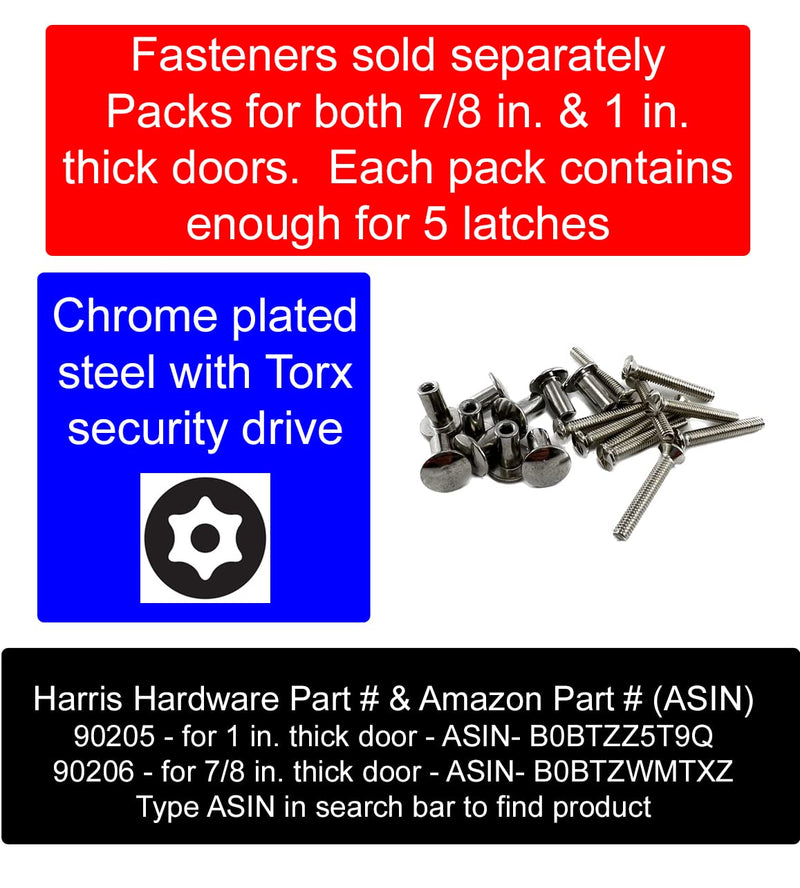 Harris Hardware TP5020-B Slide Latch 2-3/4" Center to Center Die Cast 1 Count (Pack of 1)