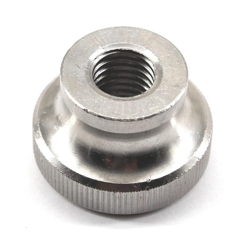 (30 Pieces) M2.5 Knurled Thumb Nut 304 Stainless Steel Round Knobs Fasteners Metric Thread Nuts Hand Screw Nuts for 3D Printer Parts