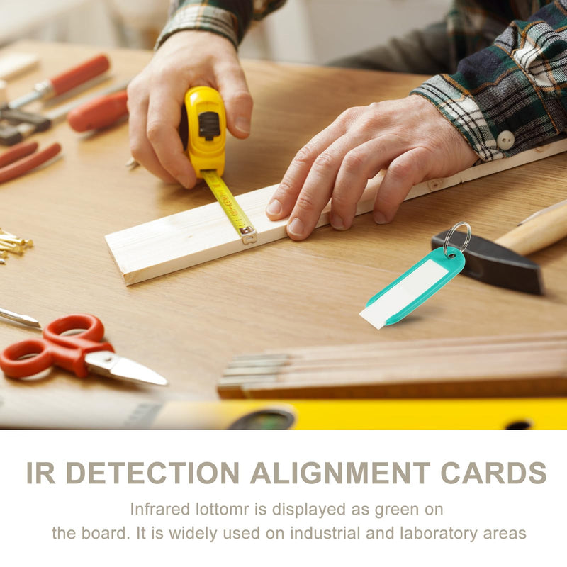 Ir Detection Alignment Cards Dimmer Ceramic Plate for Ir Flashlight and Sensor Testing Precision Alignment Tool for Accurate Ir Measurements