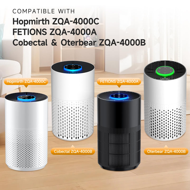 Replacement Filter for Cobectal & Oterbear ZQA-4000B, Hopmirth ZQA-4000C 2 Pack