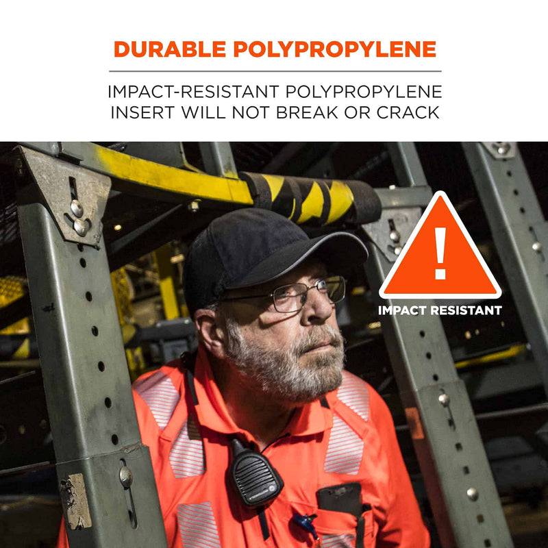 Ergodyne Skullerz 8945 Universal Safety Bump Cap Insert, Lightweight, Fits Into Any Baseball Hat Each