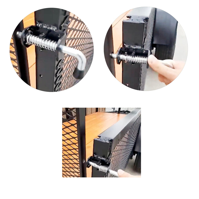 1PCS Spring Loaded Latch,Stainless Steel 304 Security Barrel Bolt Latch Trailer Gate Pin Lock Heavy Duty Tone Spring Latches Door Cabinet Hing (Length:135mm) length:135mm