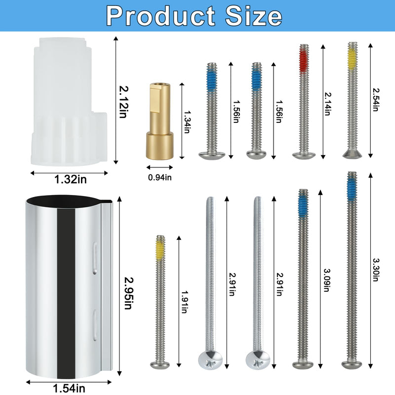 96945 Handle Extension Kit Replacement, Shower Valve Extension Kit Compatible with Moen Posi-Temp for Single Handle Tub and Shower Faucet, Chrome