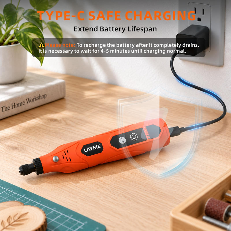 Cordless Rotary Tool Kit, 5-Speed Mini Engraving Tool with 70 Accessories