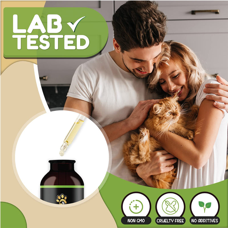Billion Pets - Hemp Oil for Dogs and Cats - Helps with Anxiety, Pain, Stress, Sleep, Arthritis, Seizures Relief - Hip and Joint Support - Calming Drops 2 Pack