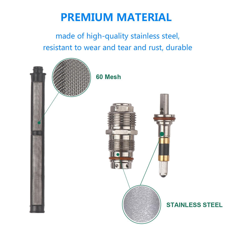 2 Sets Spray Gun Repair Kit 288488 288-488 for Graco Airless Spray Gun Contractor & FTx II with A Filter 288430 288420 2