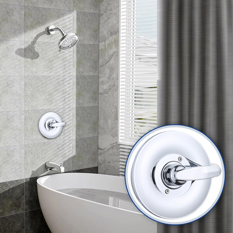 Shower Faucet Handle Trim Kit for Delta Tub and Shower Faucets, Shower Replacement Kit Compatible with Delta Shower Trim Kit, Single-Handle Valve Tub Shower Trim Kit (Chrome) Chrome