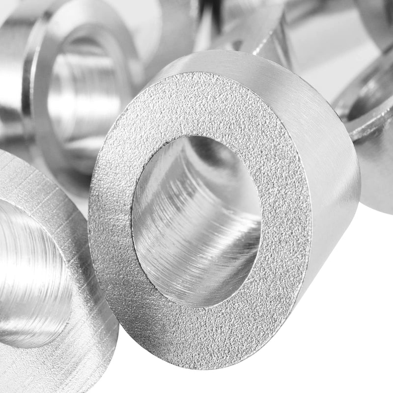 FUNSUEI 30 PCS 3/8 Inch Stainless Steel Angle Beveled Washer, 30 Degree Beveled Washer, Angle Beveled Washer for 1/8 Inch, 5/32 Inch, 3/16 Inch Cable Railing Kit