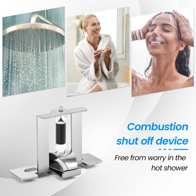 Combustion Shutoff Device Assembly Replacement Kit for Water Heater FVIR, Compatible with Rheem, Ruud, Richmond, GE and Almost Any Gas Tank Water Heater, Give Your Water Heater an Insurance
