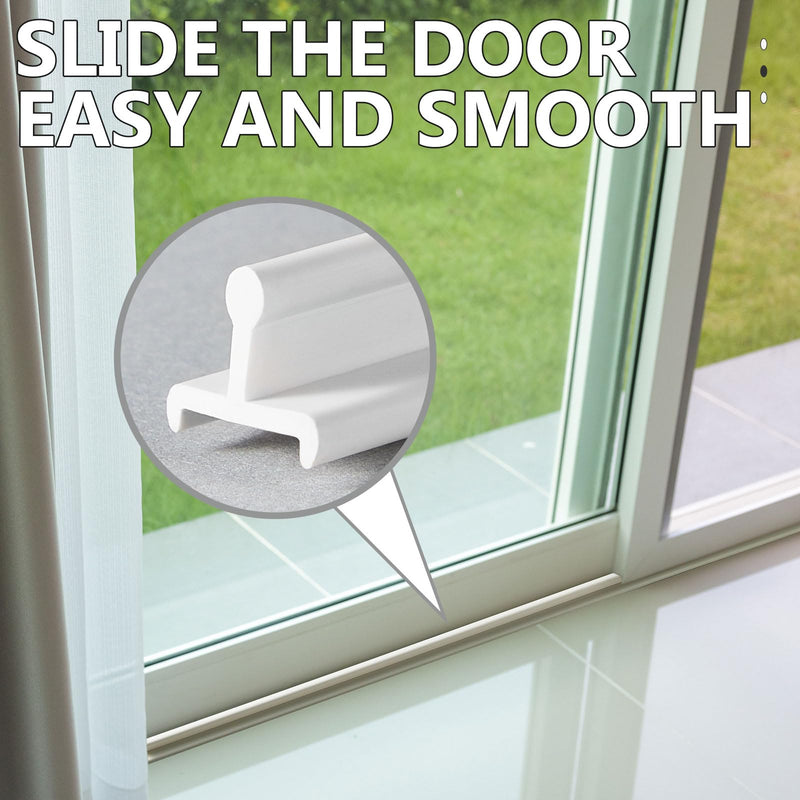Colingmill 1 Pcs Sliding Screen Door Replacement Track 72 Inch Vinyl Bottom Track Sliding Door Screen Replacement Rail