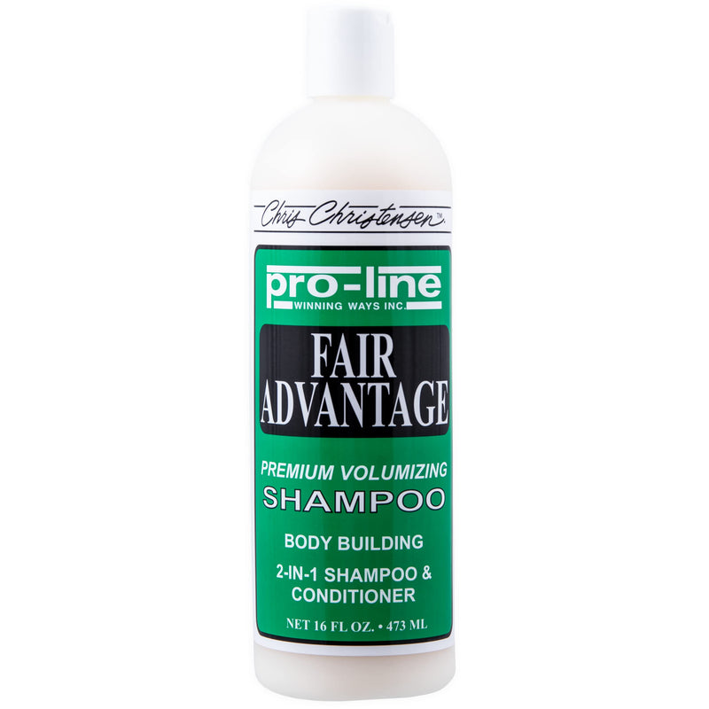 Chris Christensen Shampoo & Conditioner 16 oz Bundle - Pro-Line Fair Advantage Body Building 2 in 1 + White on White Shampoo + Ice on Ice Detangling/Finishing Spray, Groom Like a Professional - PawsPlanet Australia