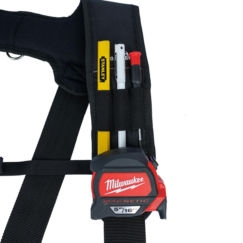 MELOTOUGH Tool Belt Suspenders Construction Bag Suspenders Padded Work belt Suspenders for Carpenter/Electrician/Roofing/Farmer work Suspension Rig(H Back) H Back Support Tool Belt Suspenders
