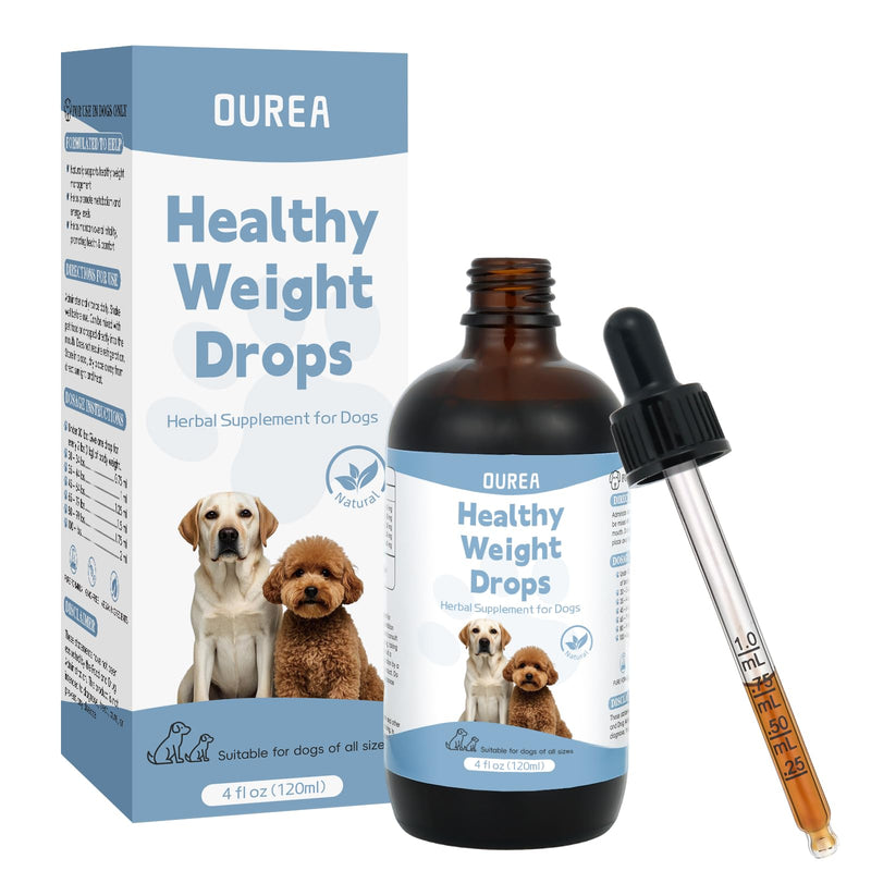 Weight Management Drops for Dogs, Effective Dog Weight Loss Drops, Healthy Weights Nutritional Supplement, Energy Metabolism Support, Weights Loss Pet Food, Natural Solution Hunger Control Supplements