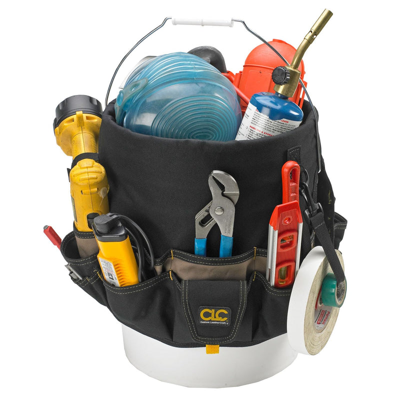 Custom Leathercraft1119 Bucket Caddy Organizer, 48 Pocket