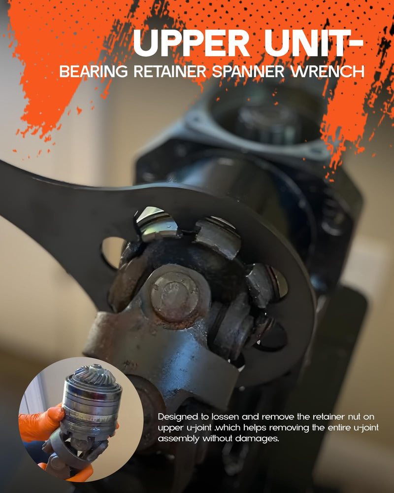 Drive Bearing Retainer Spanner Wrench for Mercruiser Alpha 1, Pre Alpha, Generation 2, Bravo 1