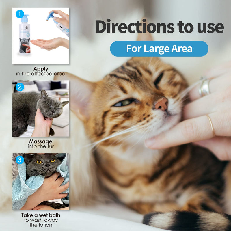 Mooncat Cats & Kittens Acne Cleanse Lotion | First Cuztomized Cat Acne Treatment | Pionner in Cat Care Stuff | Concentrated Solution For Cat Chin & Tail | Best Prevention for Cats Acne -5 fl oz(150ml) - PawsPlanet Australia