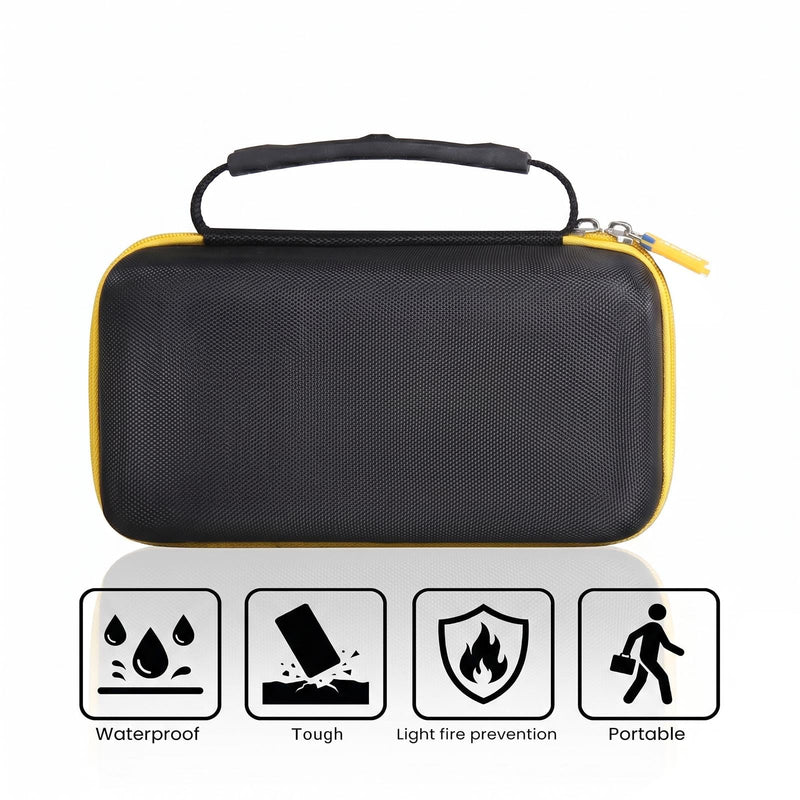 Hard Multimeter Case for Fluke 1587 FC/1507/1503/1577/1508 - Hard Protective Travel Carrying Storage Bag(Case Only) (Black) Black
