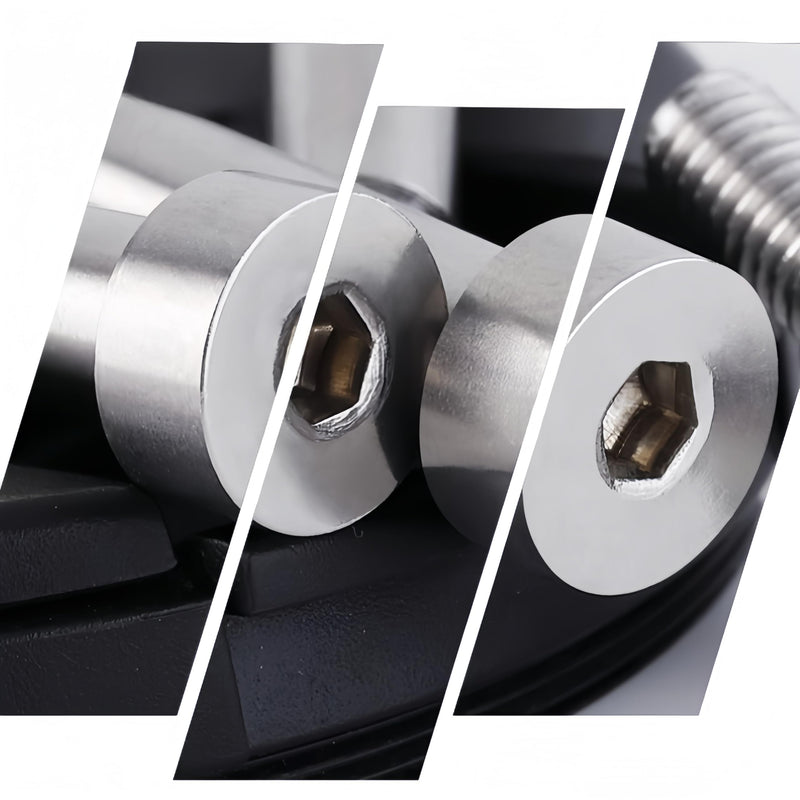 NACX M2 Hex Socket Shoulder Bolts, 2.5mm Shoulder Dia 18mm Shoulder Length, 304 Stainless Steel, 20Pcs