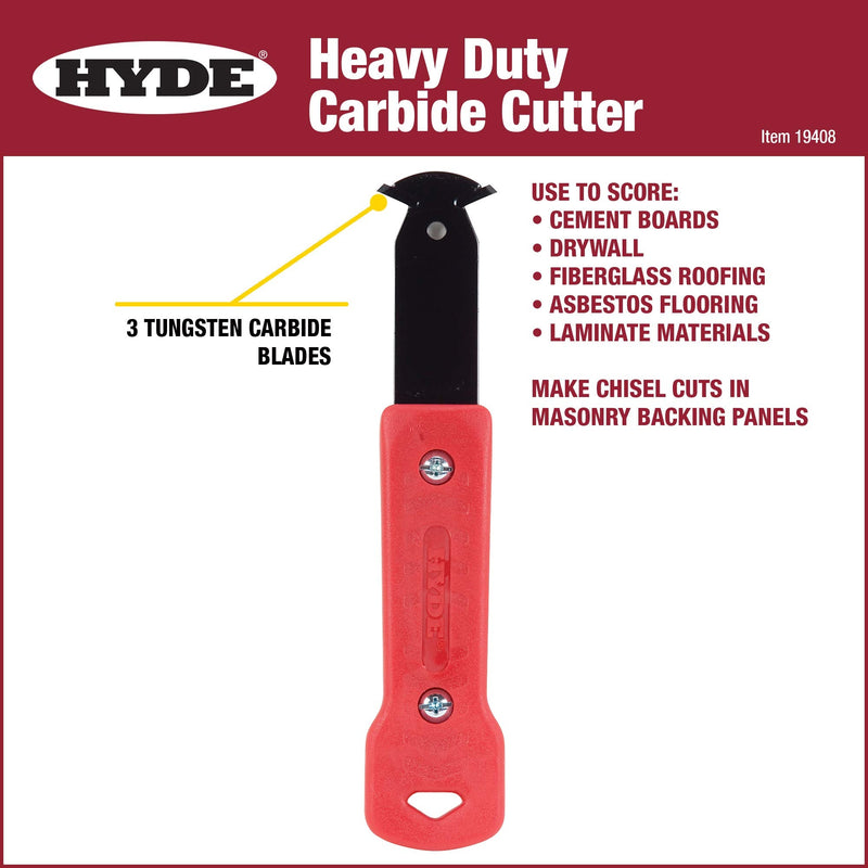 HYDE 19408 Heavy-Duty Carbide Cutter