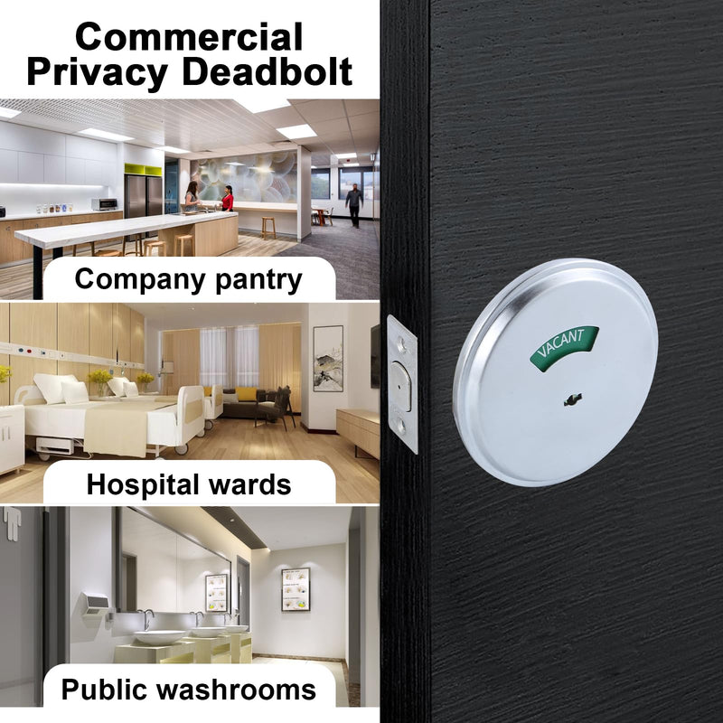Grade 2 Deadbolt for Commercial Privacy Use-1P 1 Privacy Deadbolt（2-3/4 IN Backset)