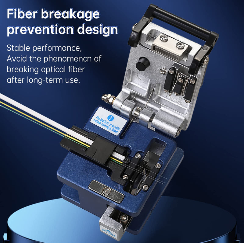 Fiber Termination Kit, 10Km Visual Fault Locator, Fiber Light Meter G710A, Fiber Cleaver F-6S, FTTH Fiber Optic Tool Kit for CATV Engineering