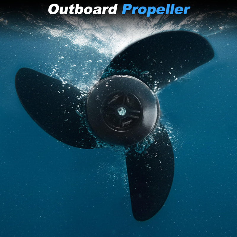 MGA089B 3-Blade Trolling Motor Propeller for MotorGuide 3.5" Motor Diameters, Machete III Outboard Boat Prop for MotorGuide R3 55lb, W55, Xi5 36v, 75 Wireless Trolling Motor