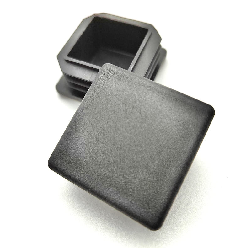8 Pack 1 3/4 Inch (45mm) Square Plastic Plugs, Insert End Caps for Square Tubing Post 1 3/4 inch-8pcs